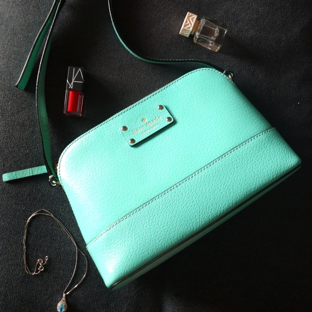 Kate Spade Robins Egg Blue Crossbody Purse